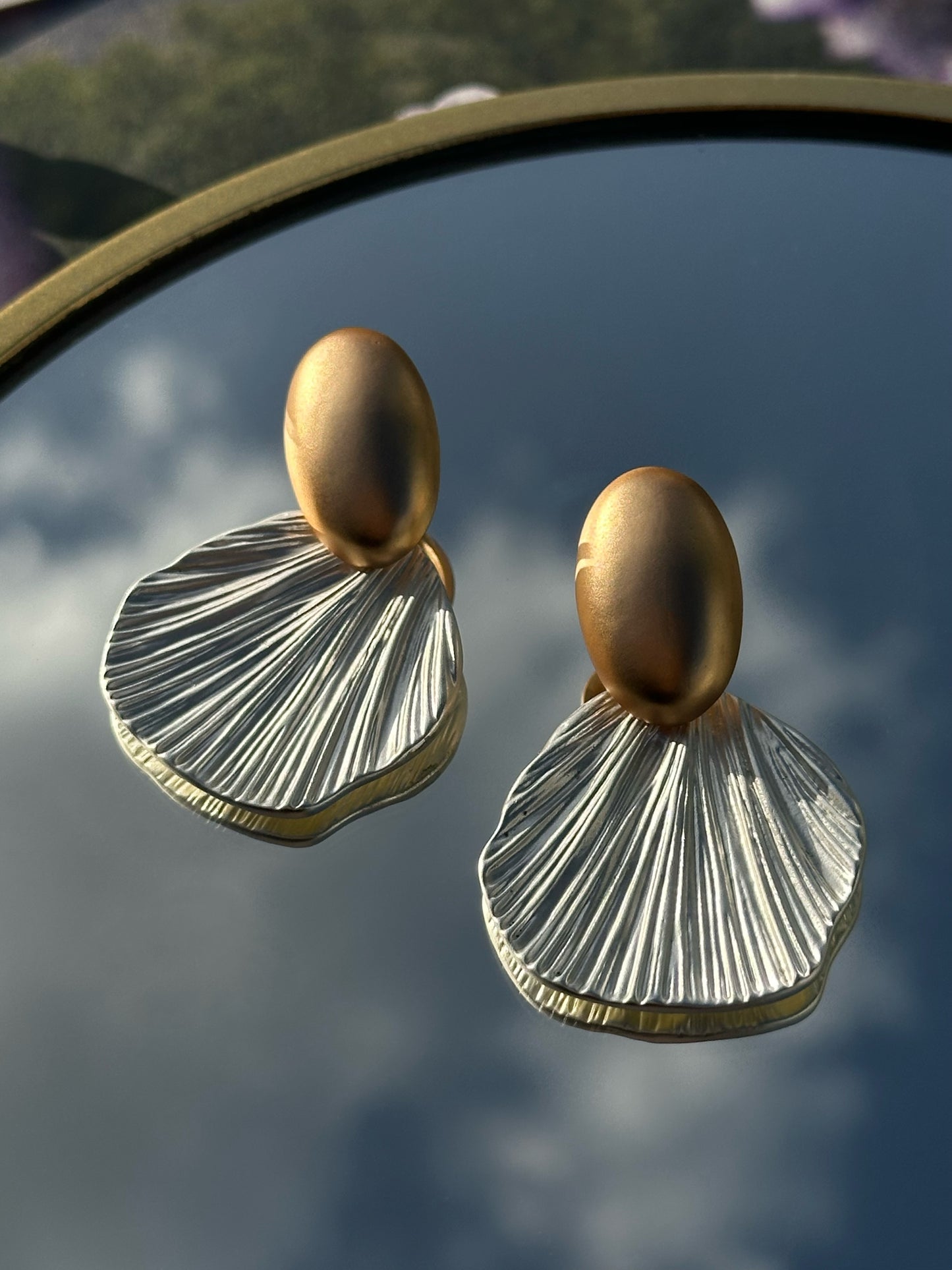 Matte Shell Earrings